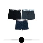 شورت باکسر مردانه کلوین کلاین کد B-000 مجموعه ۳ عددی