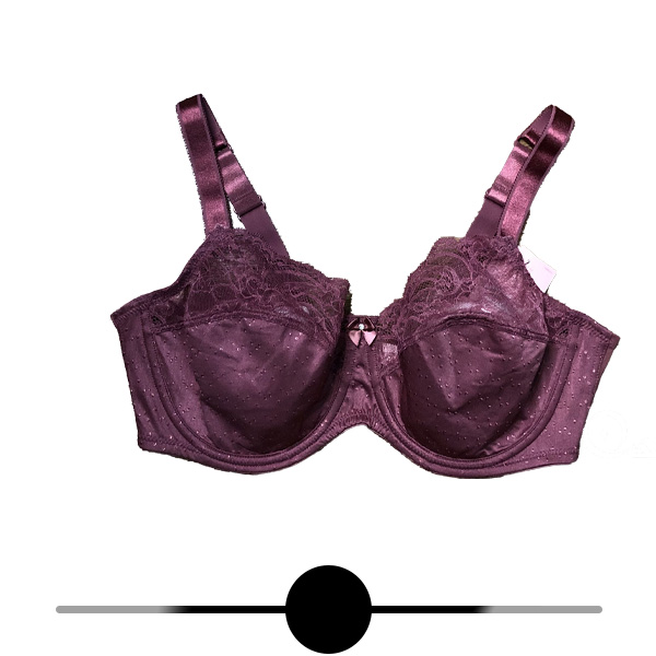 hunkemoller-bra سوتین زنانه هانکمولر مدل w-44 رنگ عنابی- تبسم